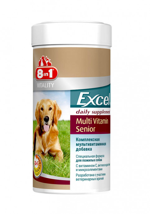 Витамины "Excel" для пожилых собак 70 таблеток