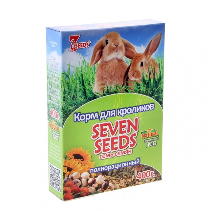Корм для декоративных  кроликов "Seven Seeds" 400 гр